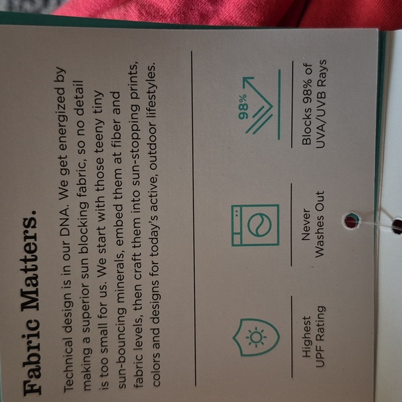 Coolibar Hooded Swim Coverup Dress Radiant Coral Sz.M NWT - Picture 10 of 13